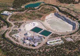 Recreación del proyecto minero en Cañaveral, en la provincia de Cáceres.