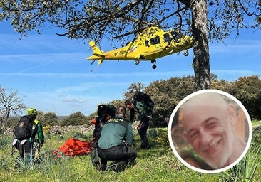 El hombre encontrado en Zarza de Montánchez sale de la UCI y es trasladado al San Pedro de Alcántara