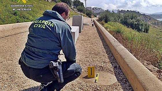 Un vecino de Almendralejo roba cuatro farolas en Alange para colocarlas en su parcela