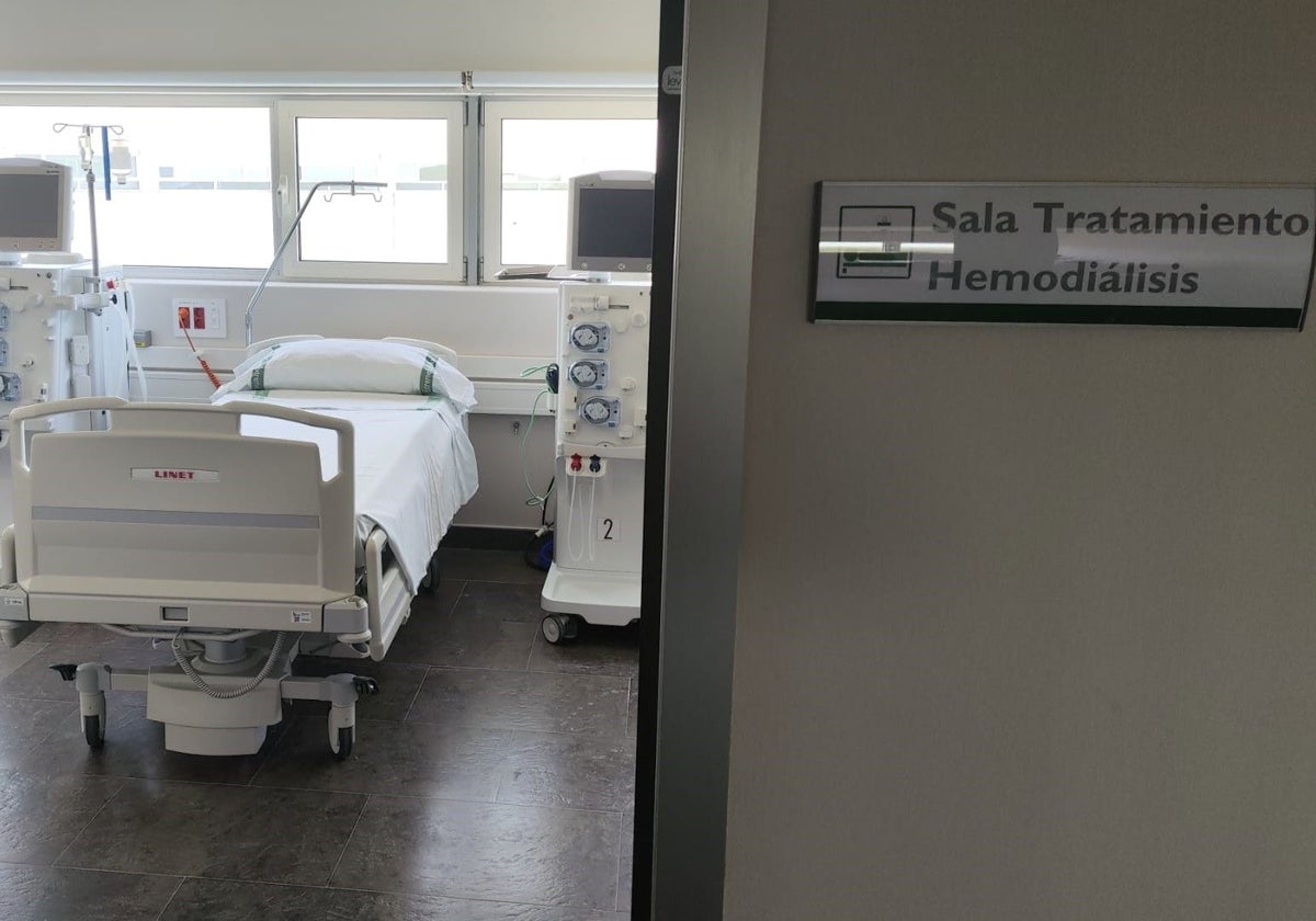 El Hospital Universitario de Cáceres incorpora el servicio de hemodiálisis para pacientes hospitalizados
