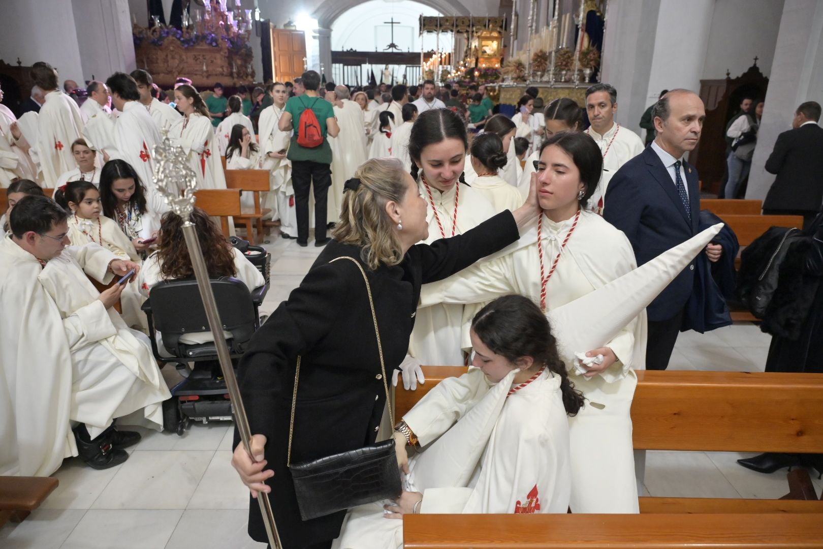 La suspensión del Santo Entierro de Badajoz, en imágenes