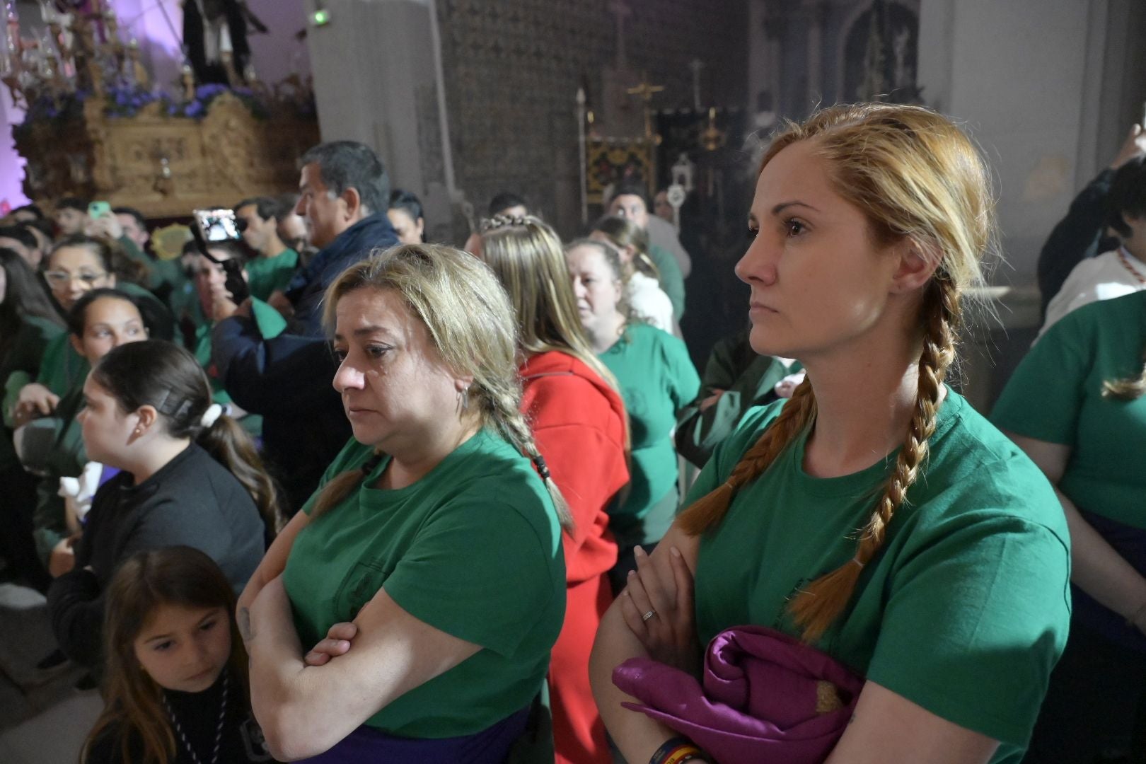 La suspensión del Santo Entierro de Badajoz, en imágenes