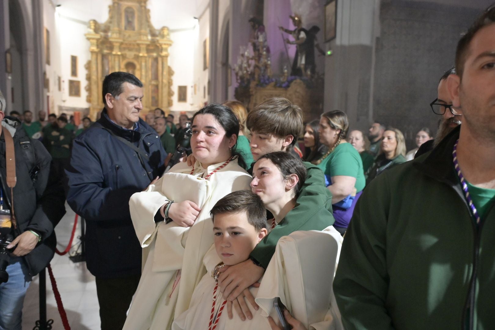 La suspensión del Santo Entierro de Badajoz, en imágenes