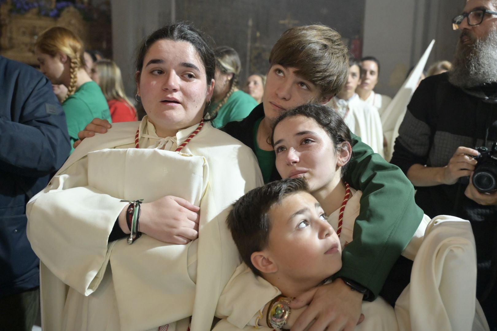 La suspensión del Santo Entierro de Badajoz, en imágenes
