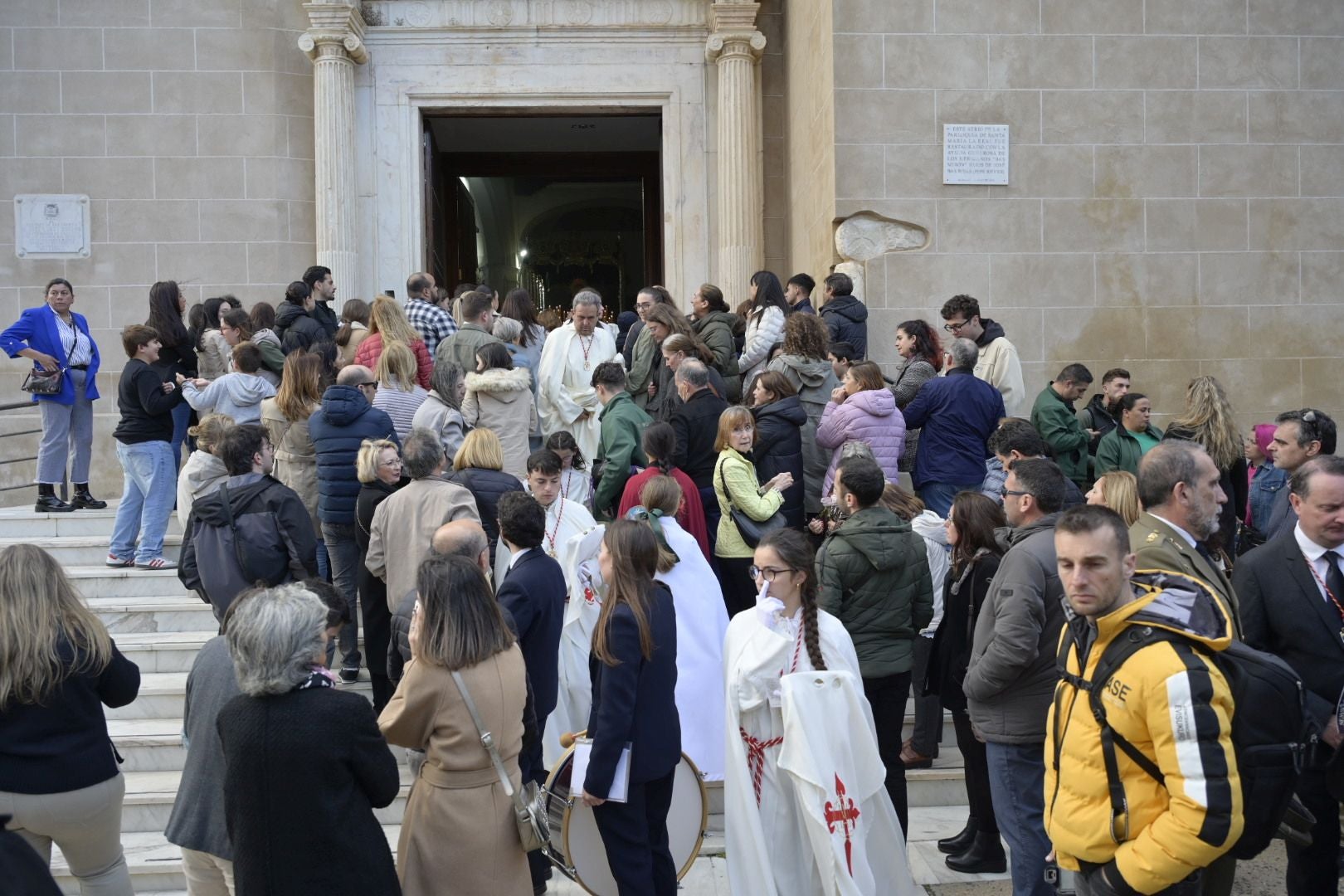 La suspensión del Santo Entierro de Badajoz, en imágenes