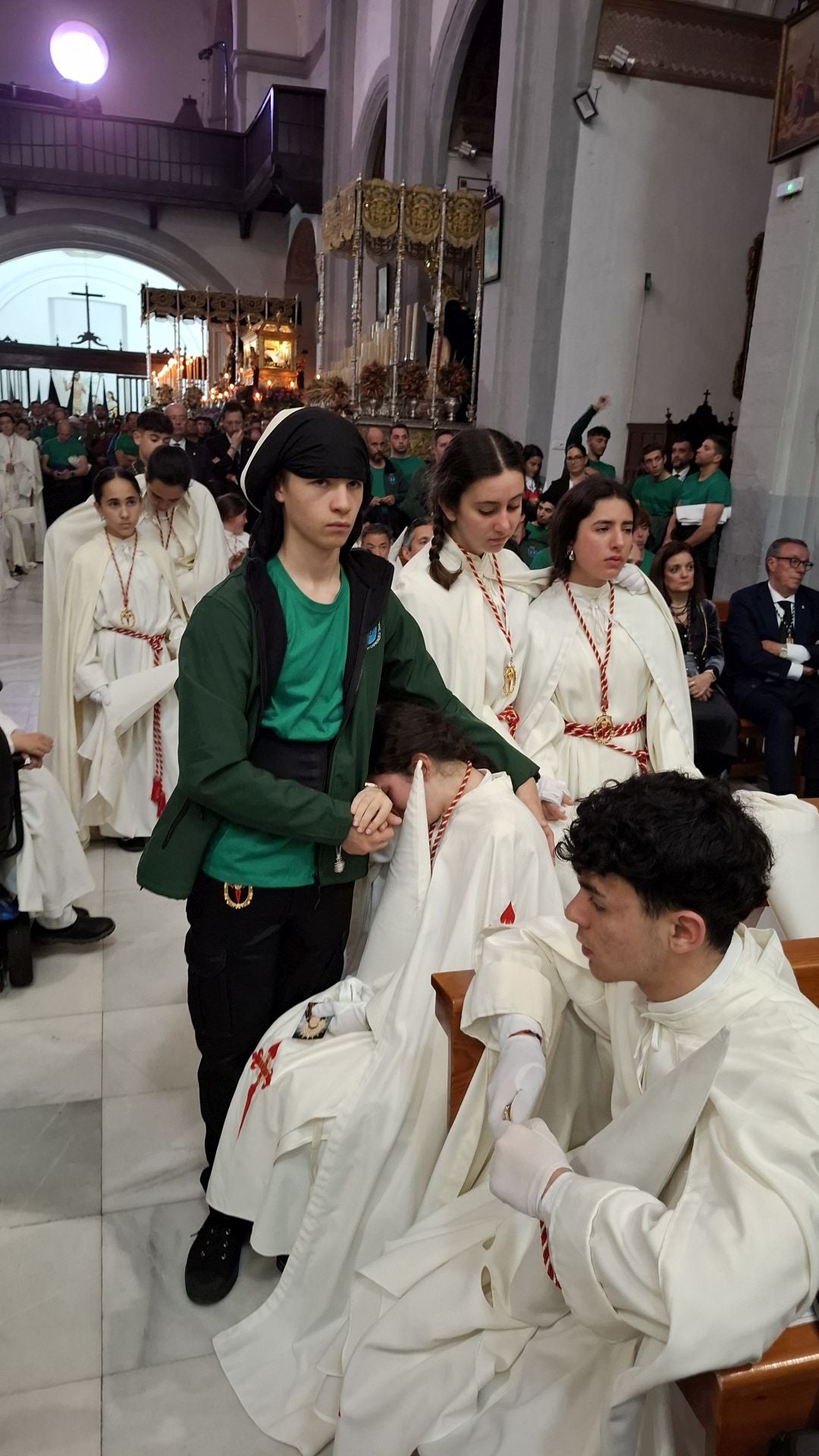 La suspensión del Santo Entierro de Badajoz, en imágenes
