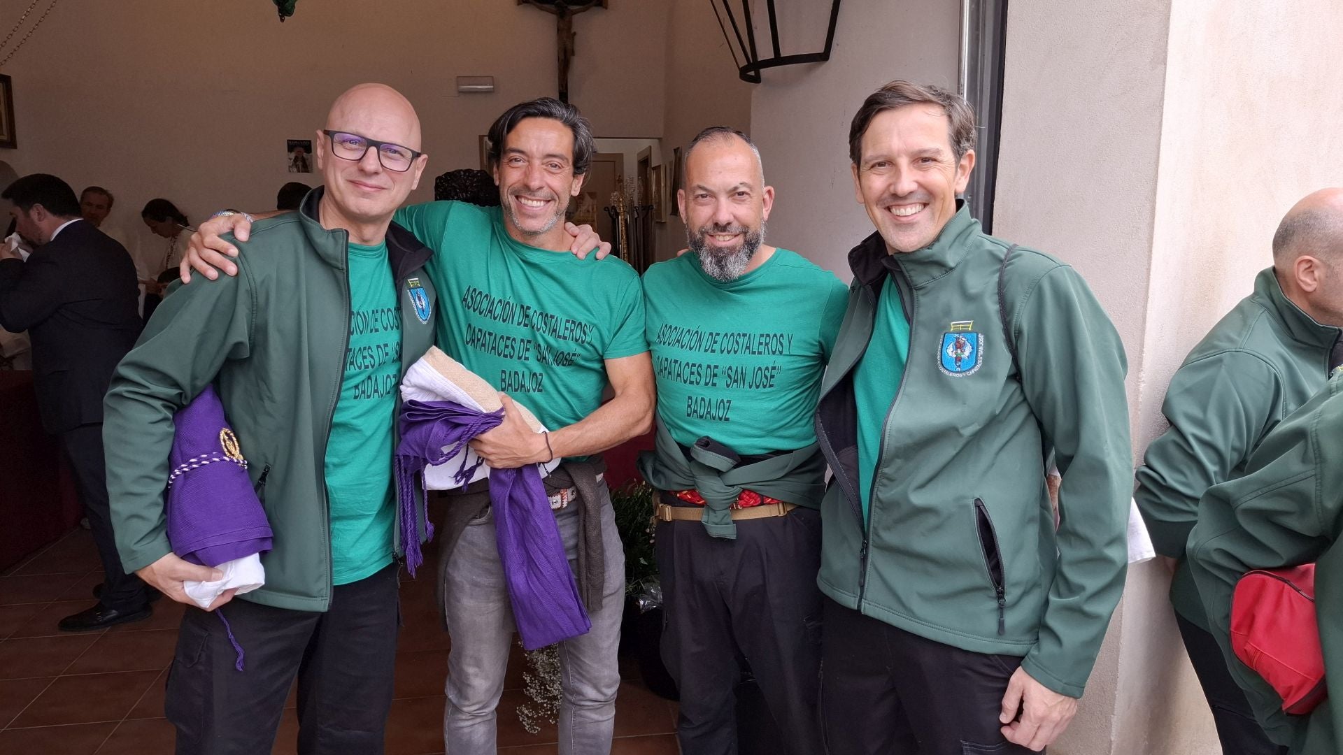La suspensión del Santo Entierro de Badajoz, en imágenes