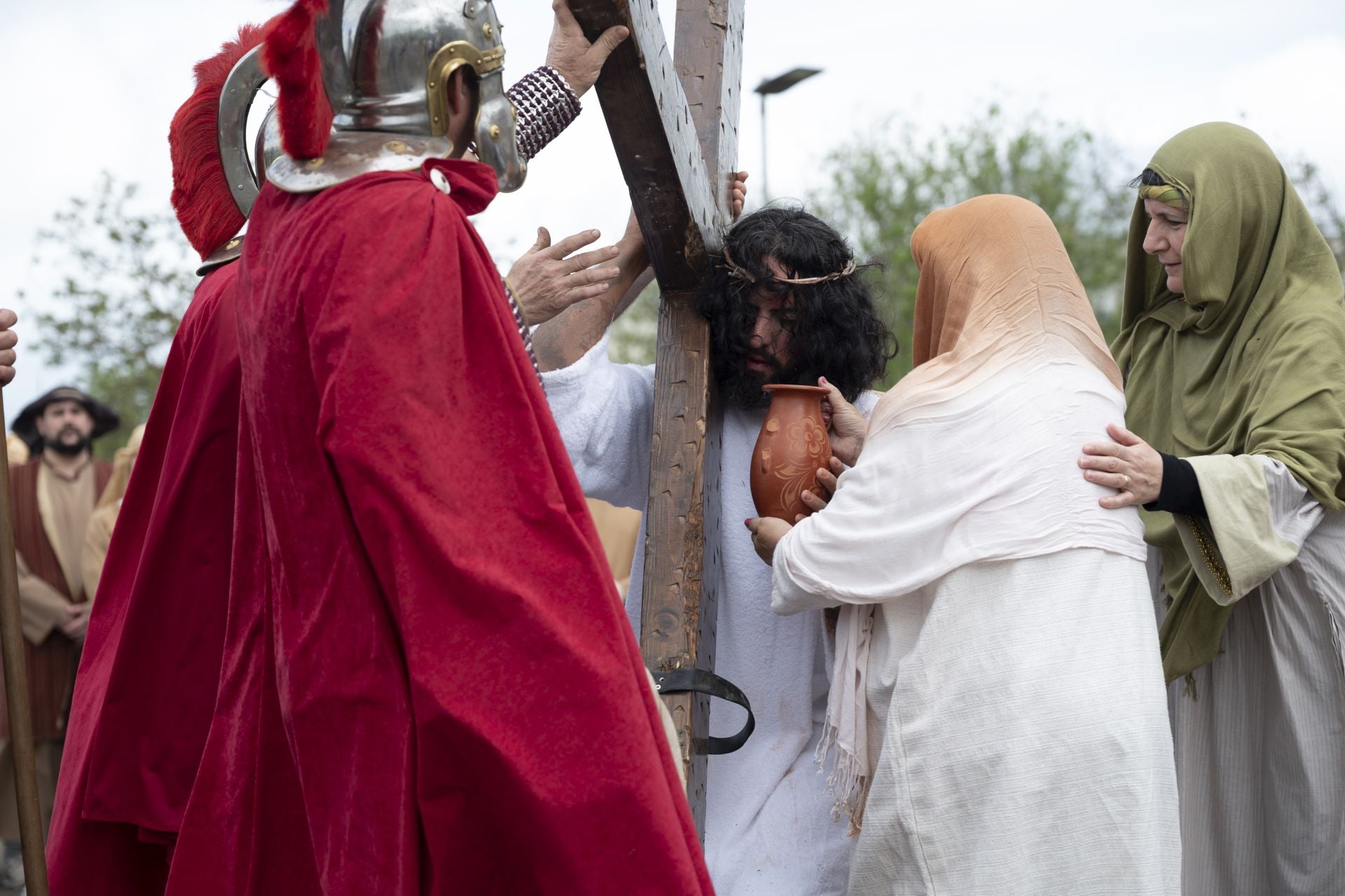 El viacrucis del Cerro de Reyes, en imágenes