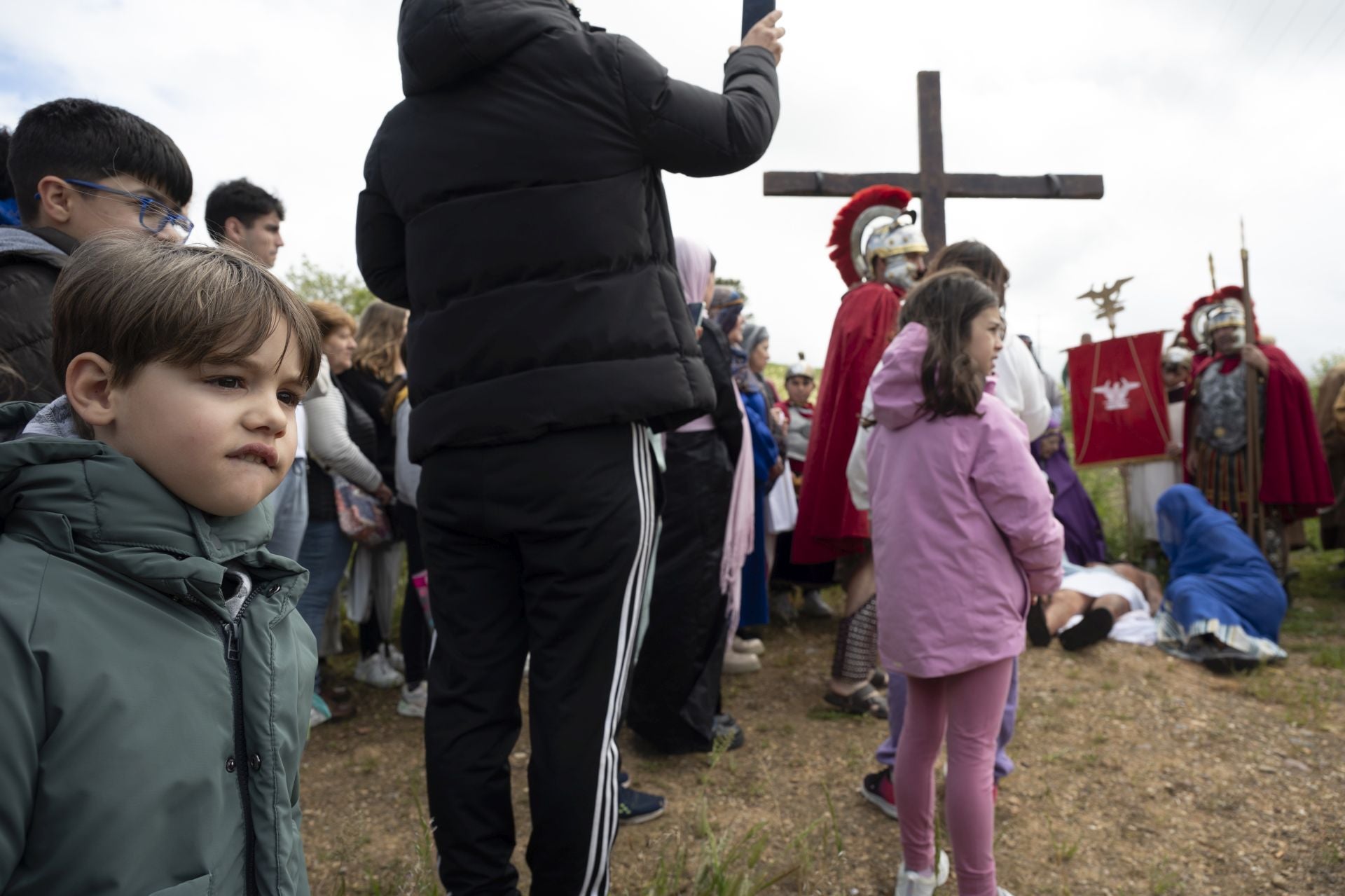El viacrucis del Cerro de Reyes, en imágenes