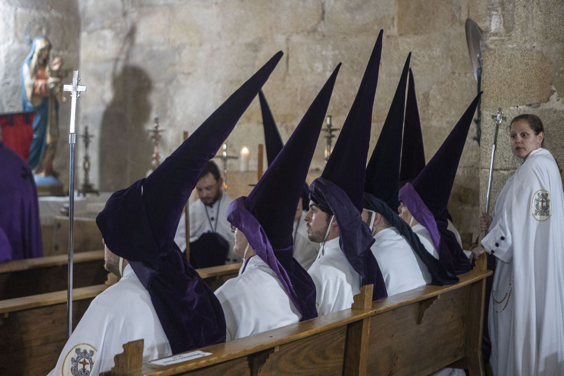 La suspensión del Santo Entierro de Cáceres, en imágenes