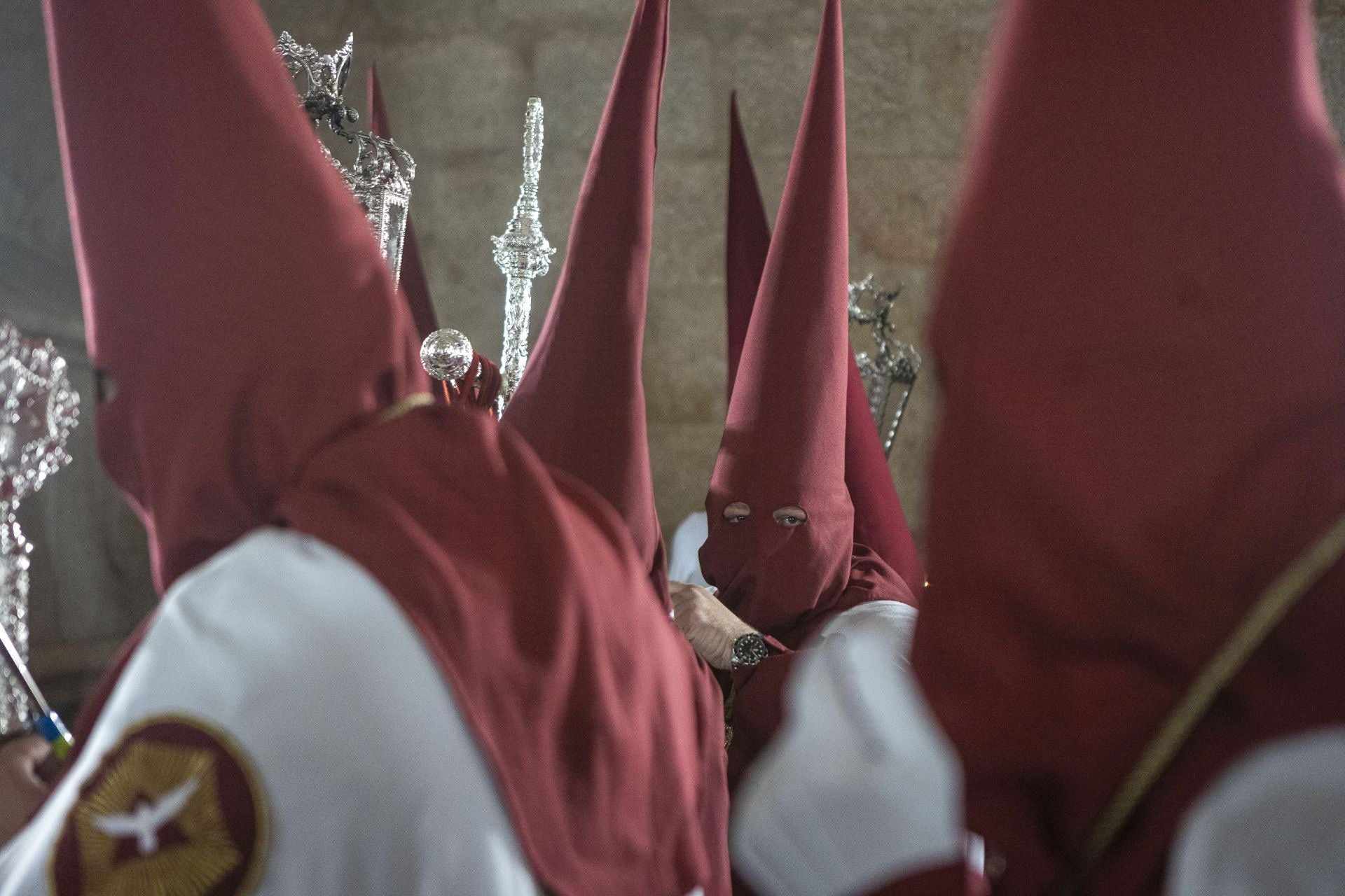 La suspensión del Santo Entierro de Cáceres, en imágenes