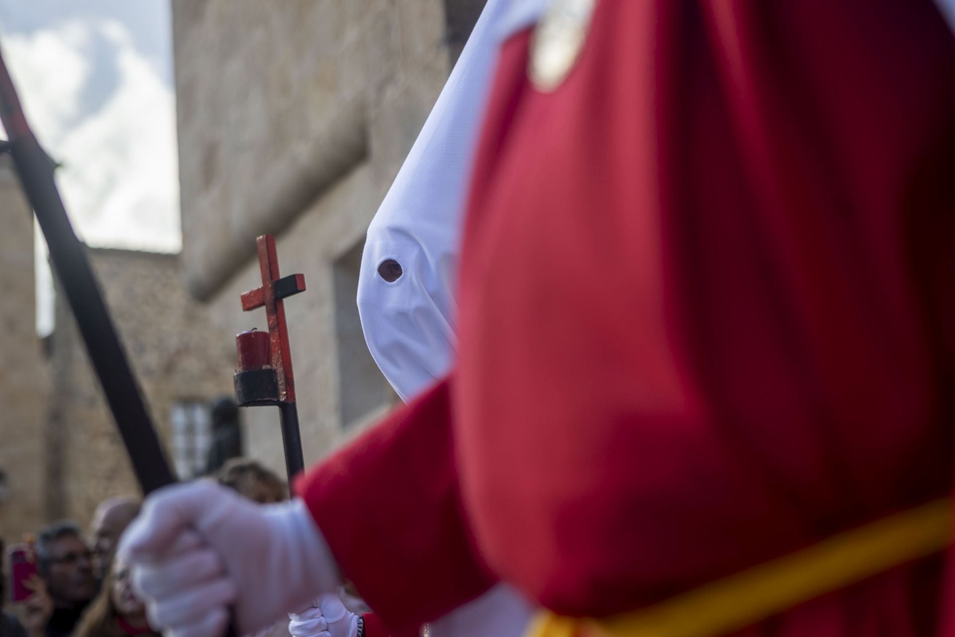 La procesión de la Cofradía de Batallas en Cáceres, en imágenes