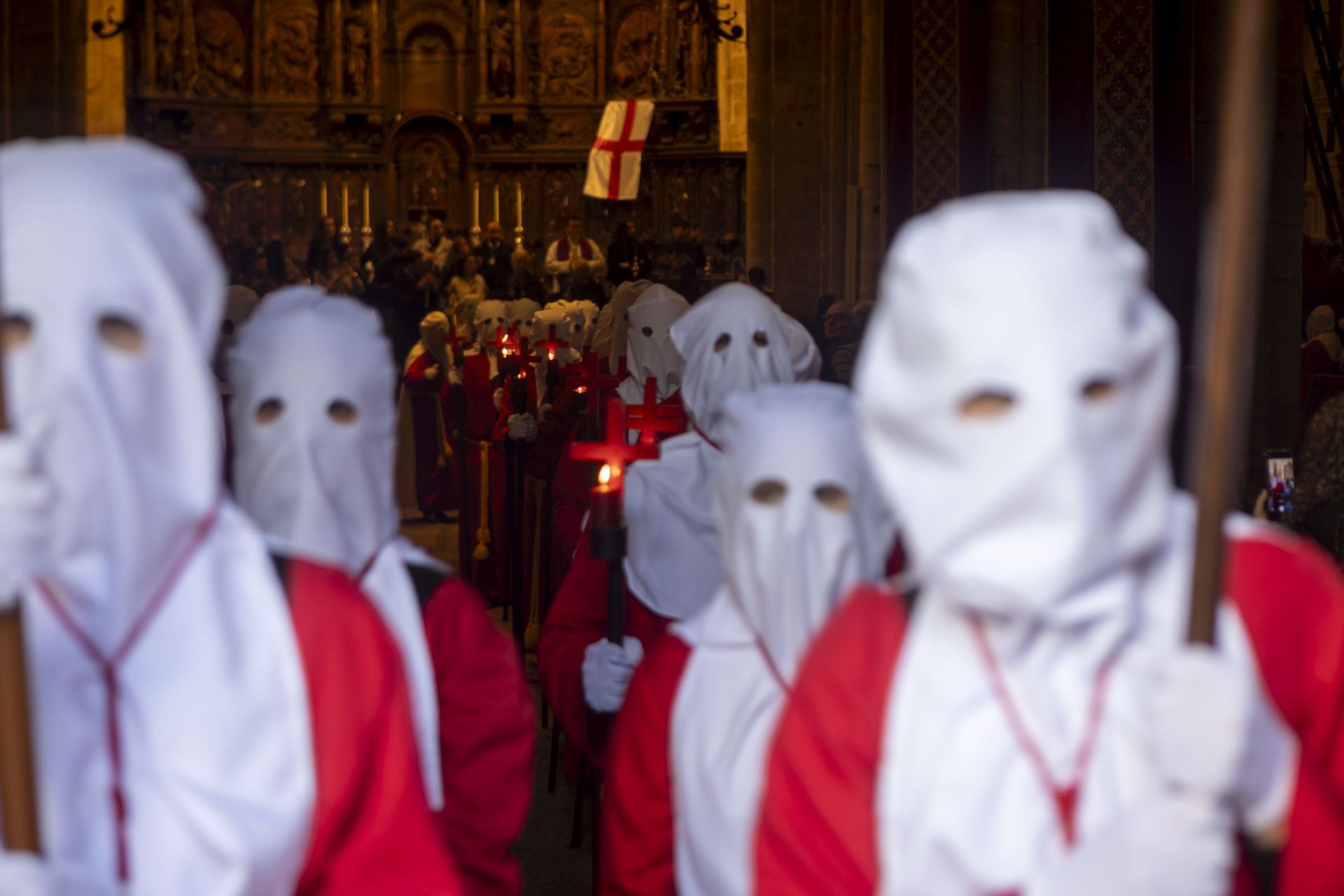 La procesión de la Cofradía de Batallas en Cáceres, en imágenes
