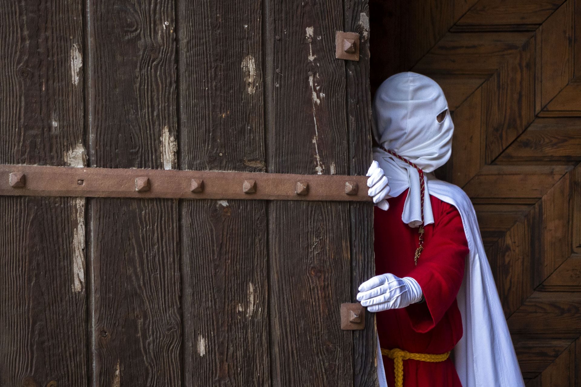 La procesión de la Cofradía de Batallas en Cáceres, en imágenes