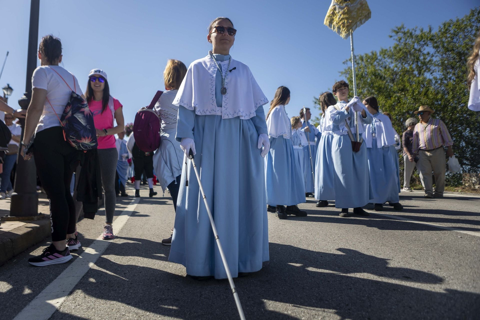 La bajada de la Virgen de la Montaña a la ciudad, en imágenes