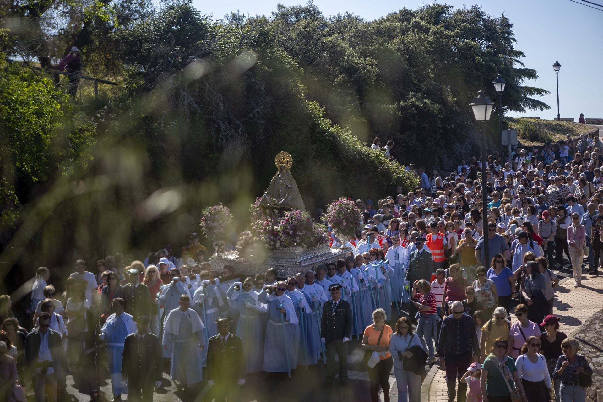 La bajada de la Virgen de la Montaña a la ciudad, en imágenes