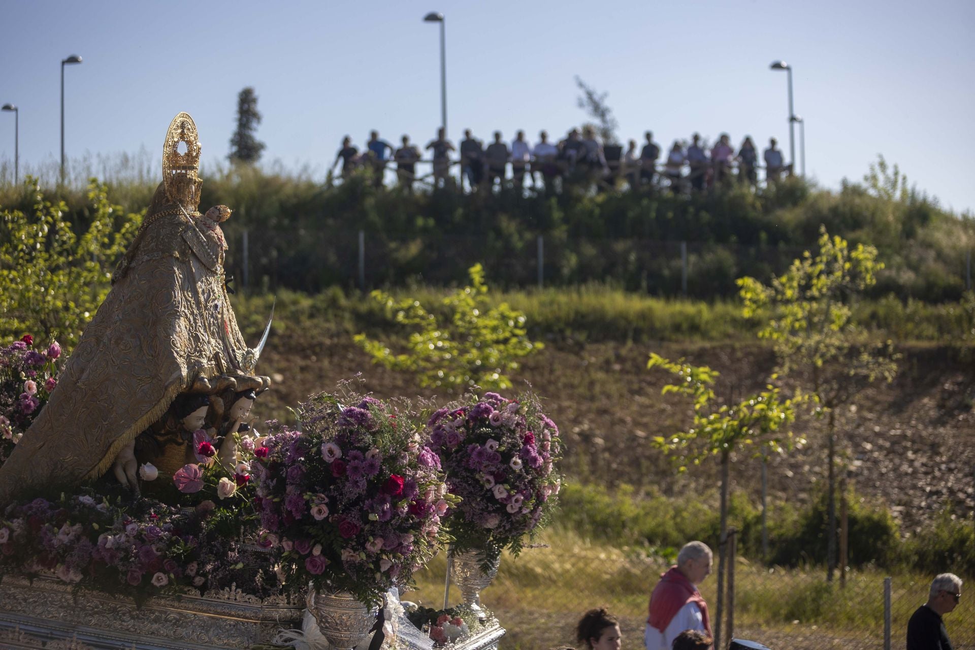 La bajada de la Virgen de la Montaña a la ciudad, en imágenes