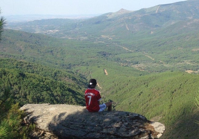 Paisaje de la Sierra de Gata.