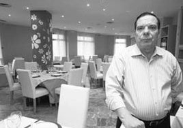Rafael Andrada, en su restaurante, en una imagen de archivo.