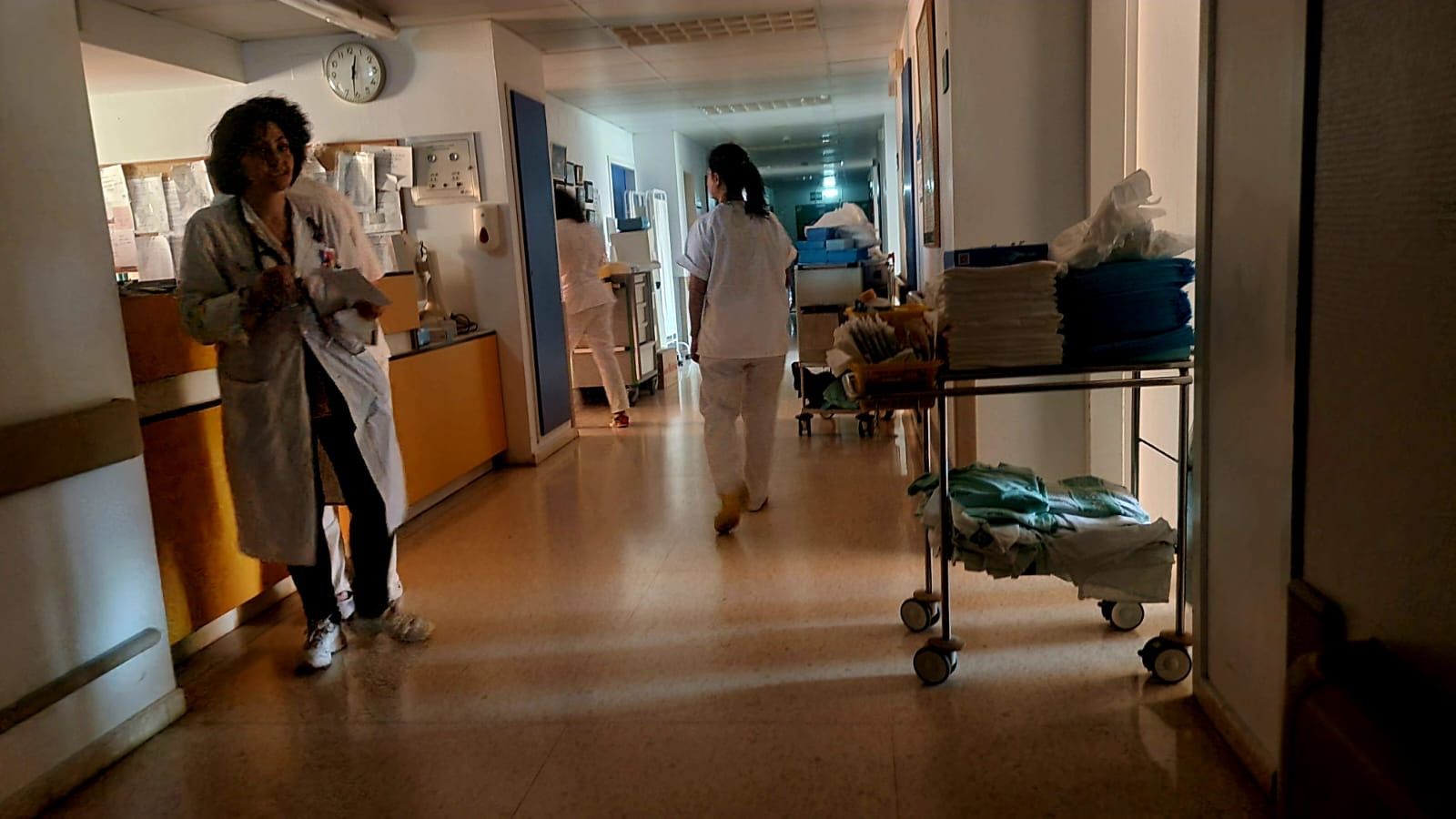 El hospital de Mérida, a oscuras por el apagón