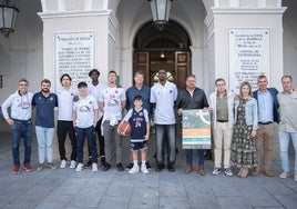 Presentación de la final a cuatro en el ayuntamiento de Mérida.