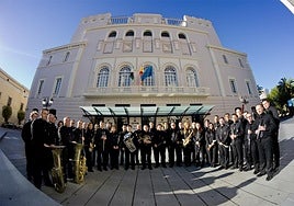 La Banda Municipal ofrece un concierto en el Teatro López de Ayala.