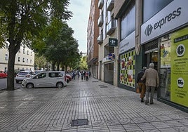 La avenida de Pardaleras, una de las áreas afectadas.