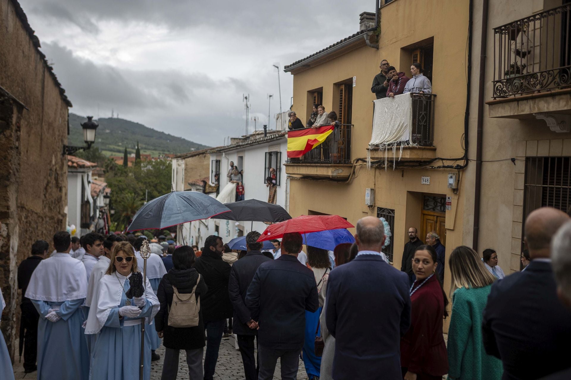 El regreso de la patrona de Cáceres a su santuario, en imágenes