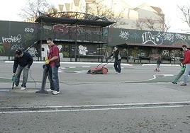Pista de automodelismo de la barriada de Los Castellanos en una imagen de archivo.