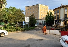 Plaza de Conquistadores, ya abierta al completo.