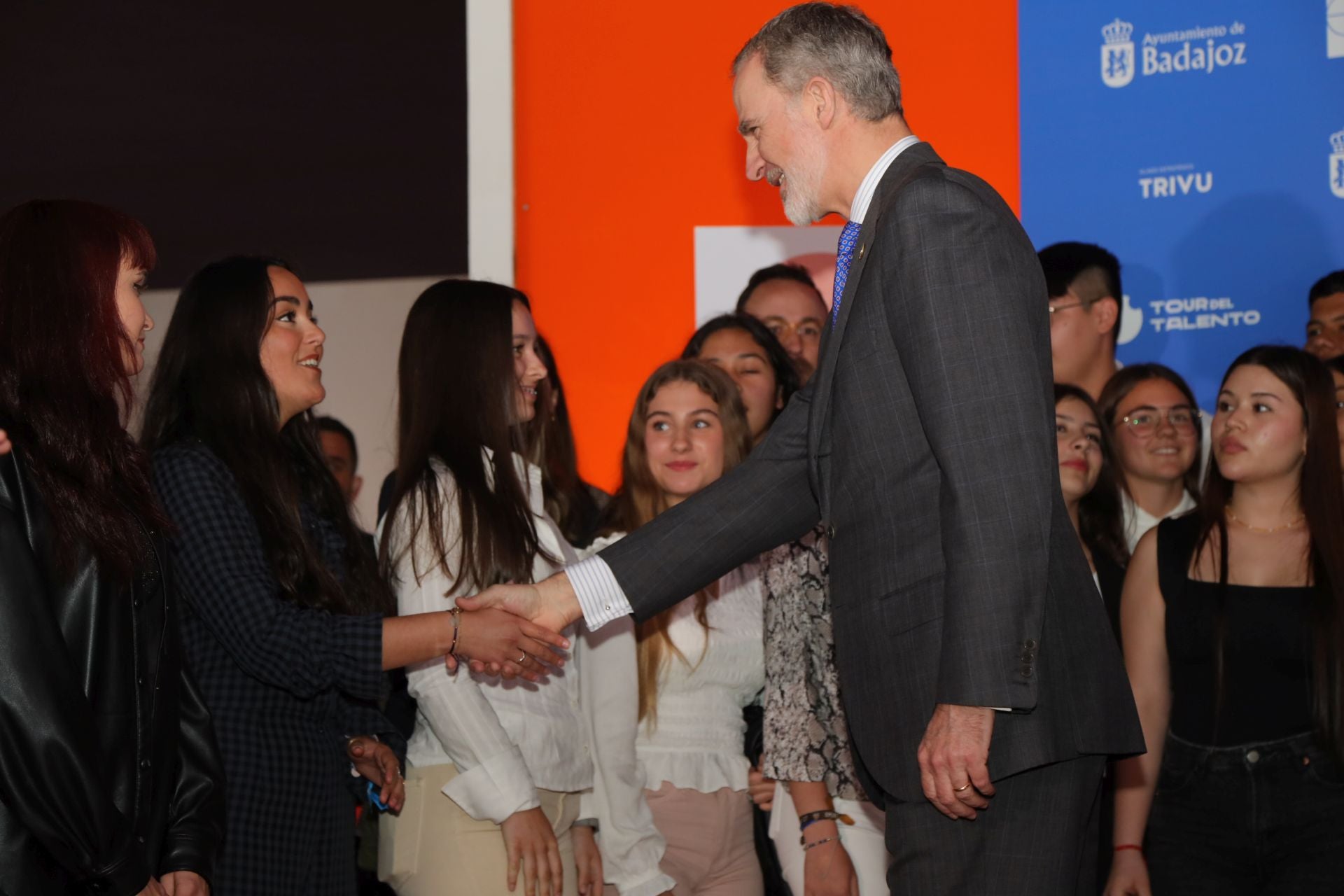 La visita del Rey Felipe VI a Badajoz, en imágenes