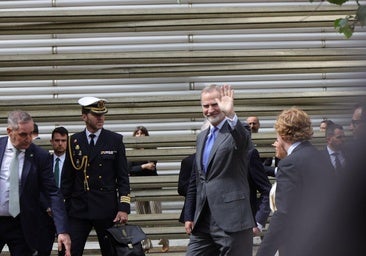 Así ha sido la llegada del Rey Felipe VI a Badajoz
