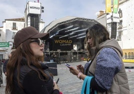 Todo está listo para los conciertos del Womad de esta noche.