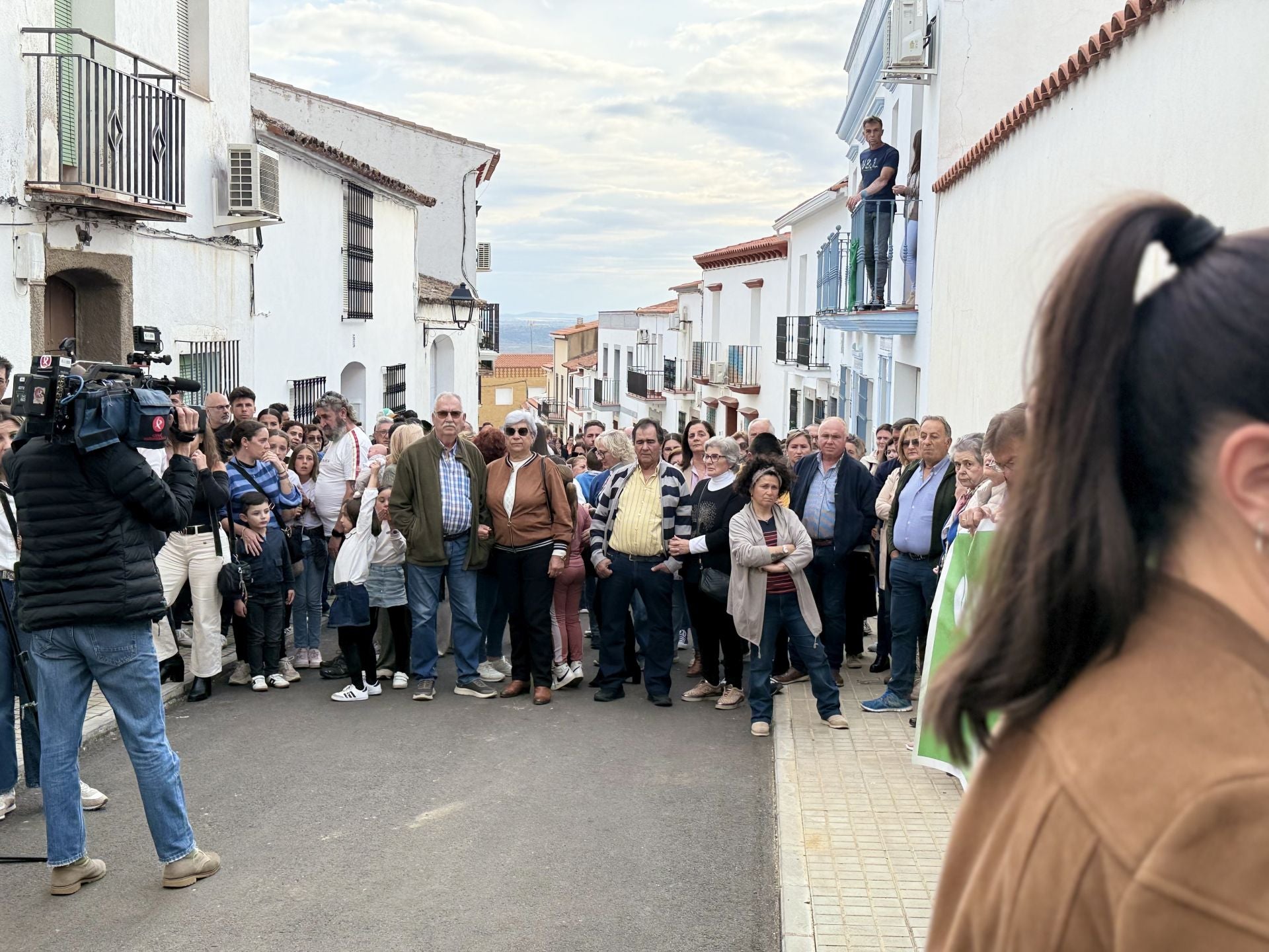 Una protesta que por primera vez tuvo lugar en el pasaje donde se le perdió la pista y donde la UCO ya ha realizado dos reconstrucciones de los hechos. 