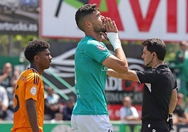 Ruyman se lamenta tras una ocasión en la segunda mitad.