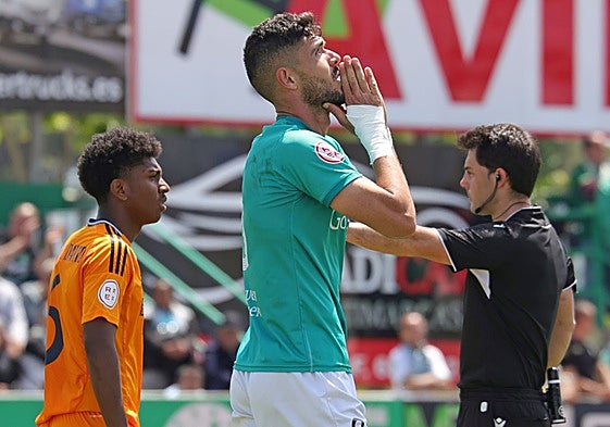 Ruyman se lamenta tras una ocasión en la segunda mitad.