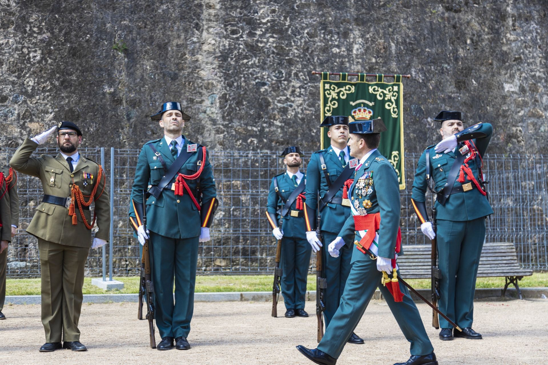 Así ha sido el acto con el que la Guardia Civil ha celebrado el 181 aniversario de su fundación