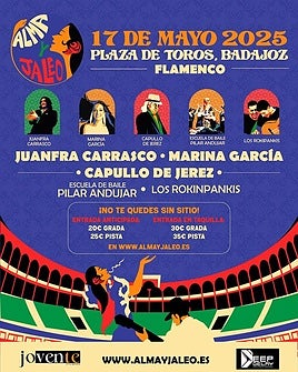 Cartel del Festival Alma y Jaleo que ha sido cancelado.