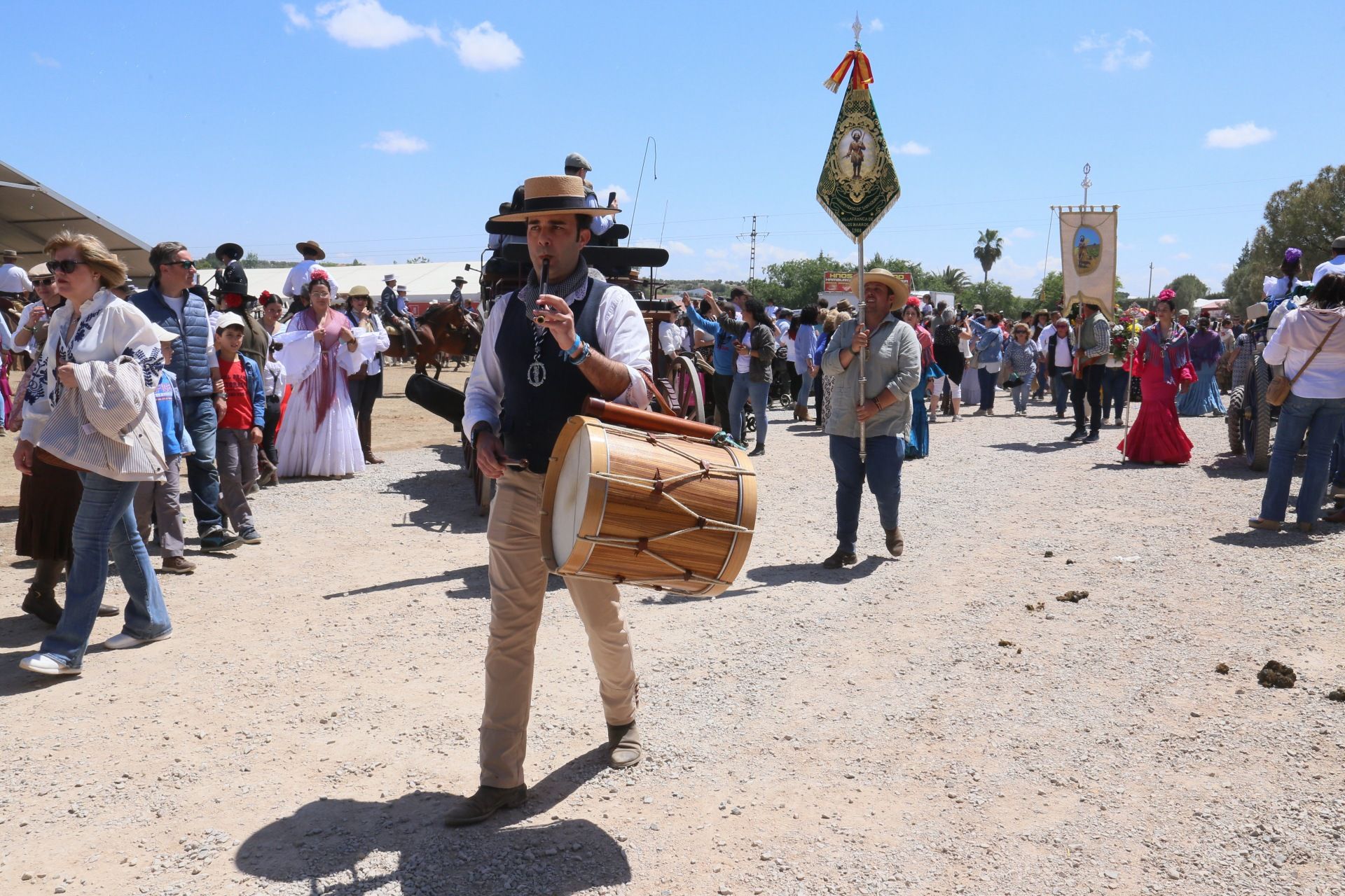 La romería de San Isidro de Villafranca de los Barros, en imágenes