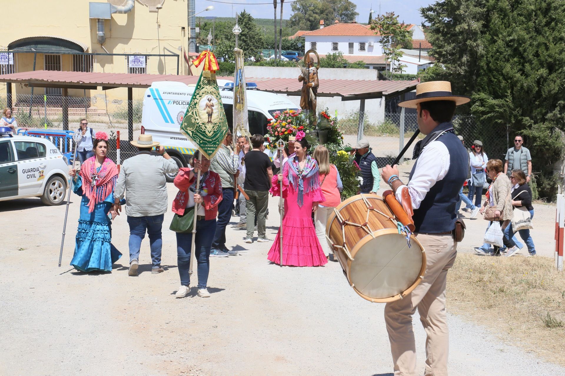 La romería de San Isidro de Villafranca de los Barros, en imágenes
