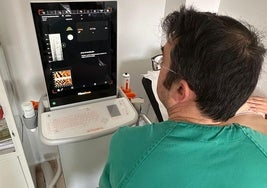 El sistema Fibroscan se ha instalado en el hospital.