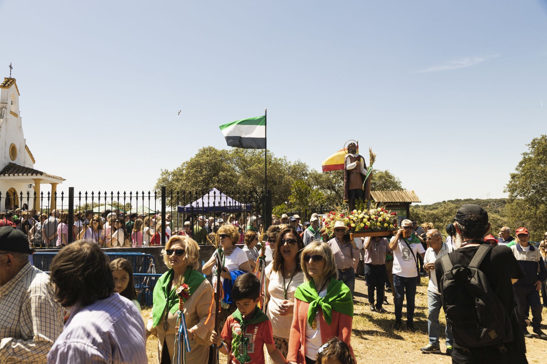 Las mejores imágenes de la romería de San Isidro en Badajoz