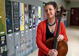 Iris María Jugo, violonchelista y docente.