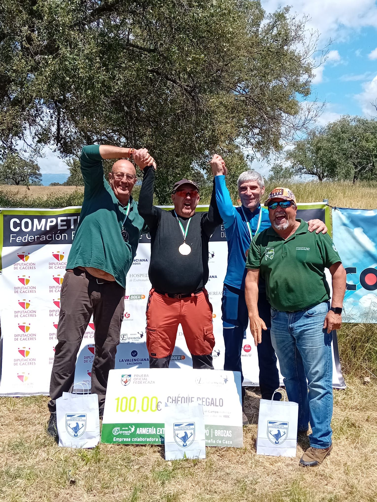 Rubén López se proclama campeón del Provincial de Cáceres de Recorridos de Caza 2025