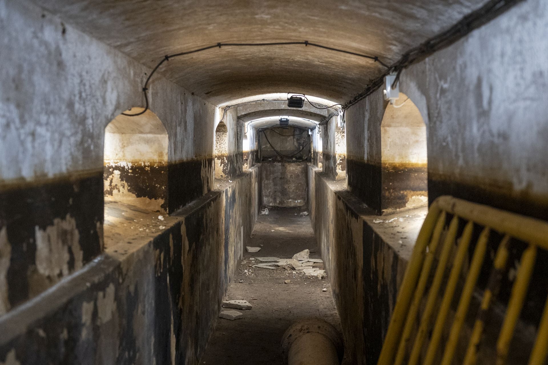 Imagen secundaria 1 - Un túnel para conectar el aljibe con el Museo Arqueológico de Badajoz