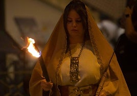 El recorrido del fuego abre esta tarde Emerita Lvdica y cinco días de recreaciones