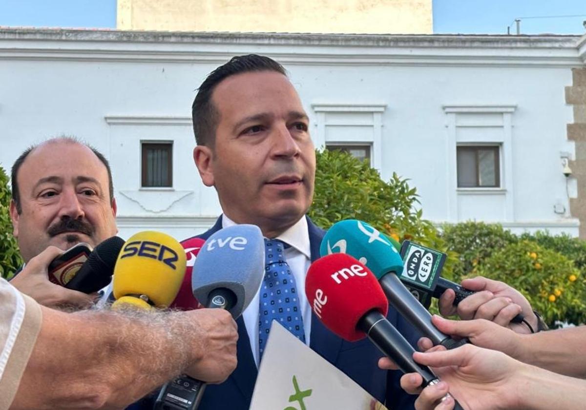 Fernández Calle, portavoz de Vox en la Asamblea.