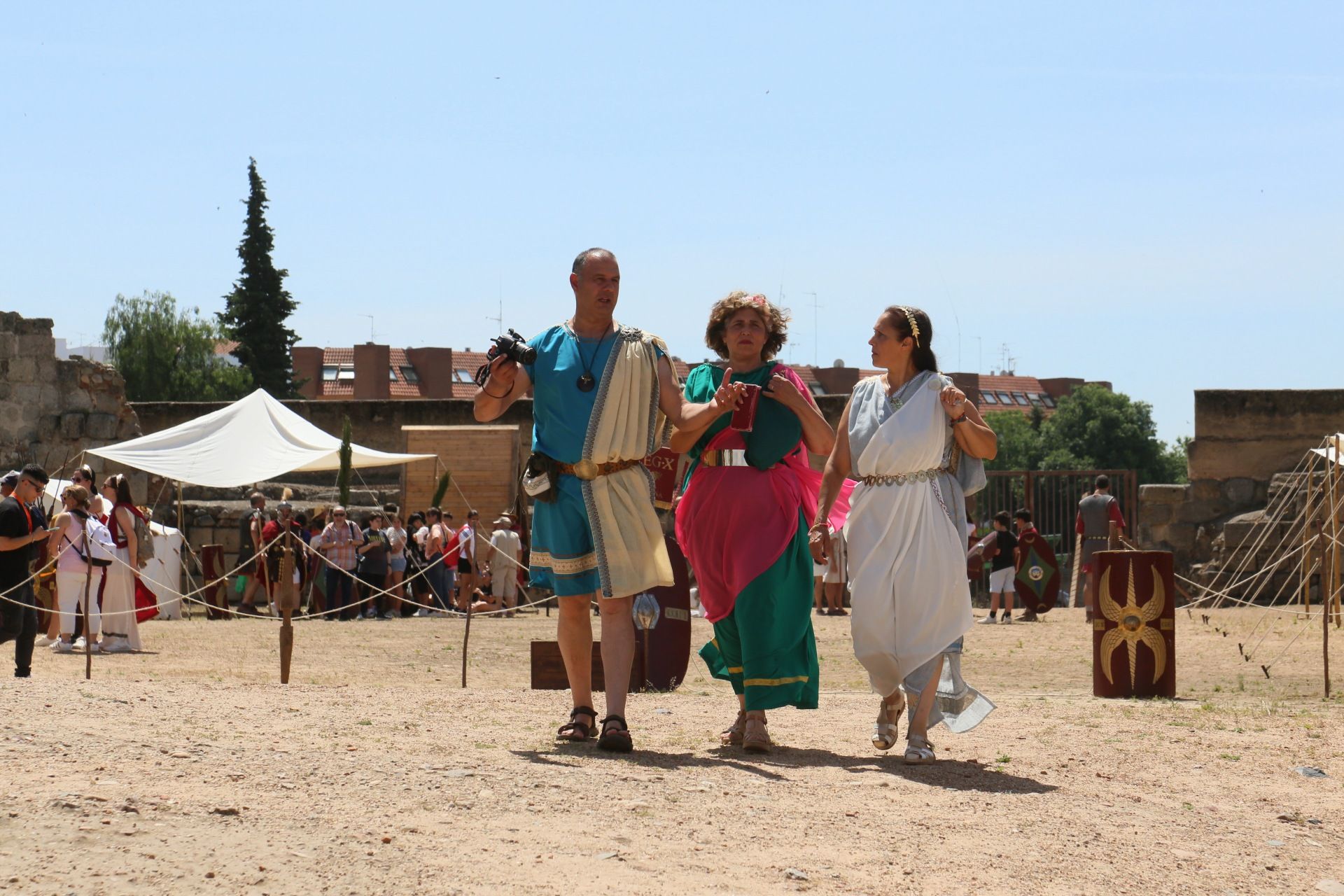 Fotos | Entrenamiento de gladiadores en Emerita Lvdica