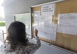 Las listas de admisión están publicadas desde el miércoles en los centros escolares.