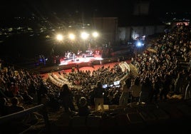 Concierto reciente en el Teatro Romano de Medellín.